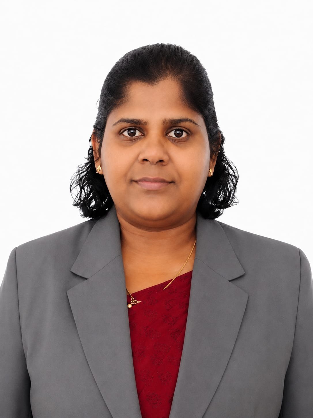 Portrait of Mrs. C. Suhanya., BE., B Ed.,, Principal
